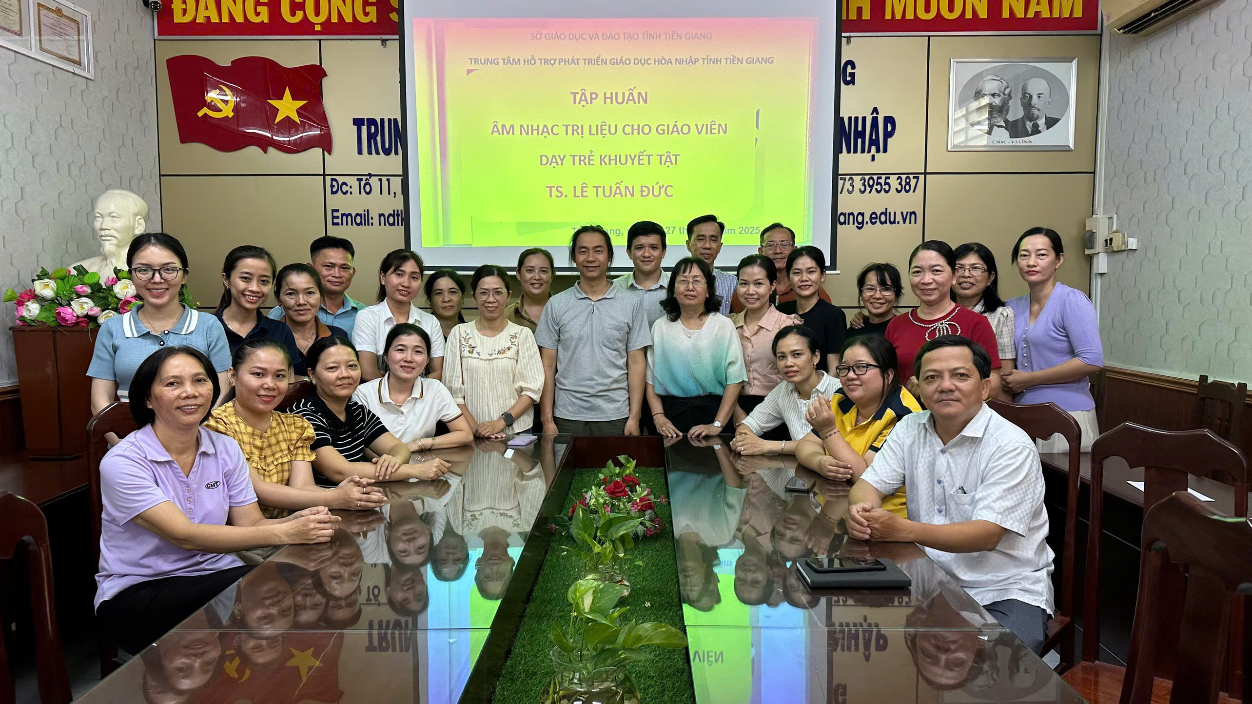 TẬP HUẤN “ÂM NHẠC TRỊ LIỆU CHO GIÁO VIÊN DẠY TRẺ KHUYẾT TẬT”